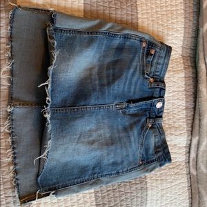 7 for all mankind skirt